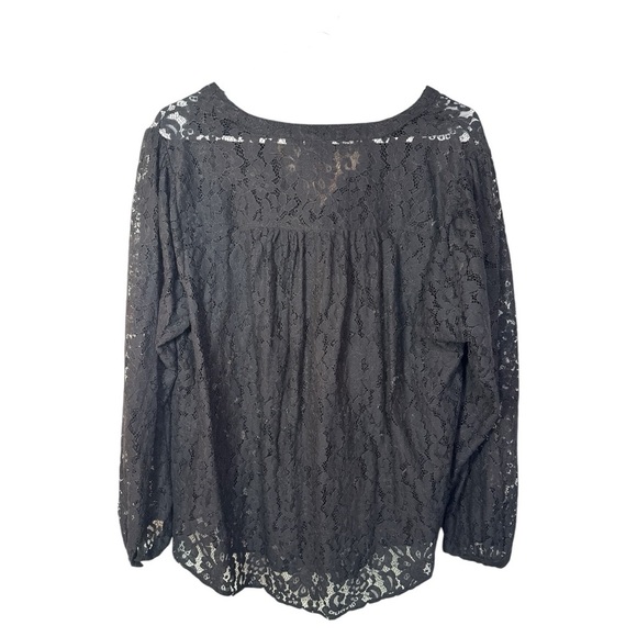 Torrid Sheer Black Lace Top Size 1X - Picture 2 of 9